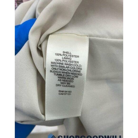 Women’s Size 16 Eliza J Floral Tiered Ruffle Halter Dress Pink Blue - Picture 3 of 7